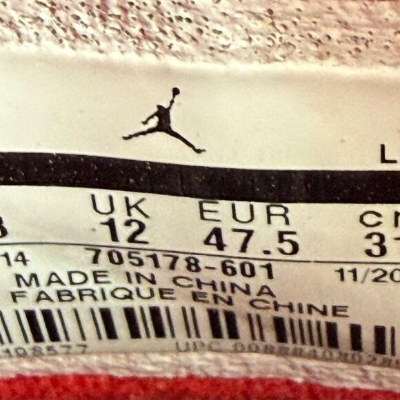 Air Jordan 10 Retro \'Bulls Over Broadway\' athletic sneaker shoes mens size 13 main image 6